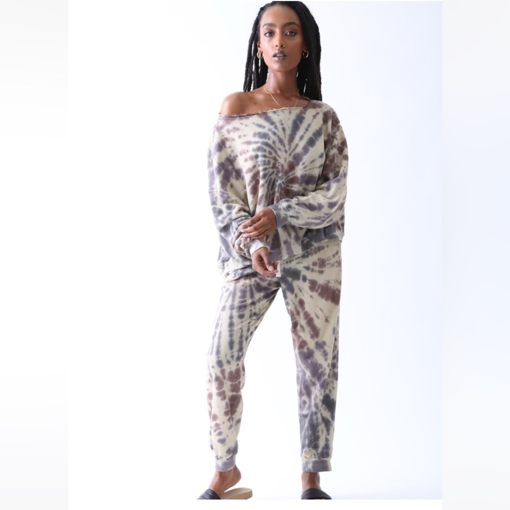 Electric & Rose Sweatsuit Set Tie Dye XS/S NWOT